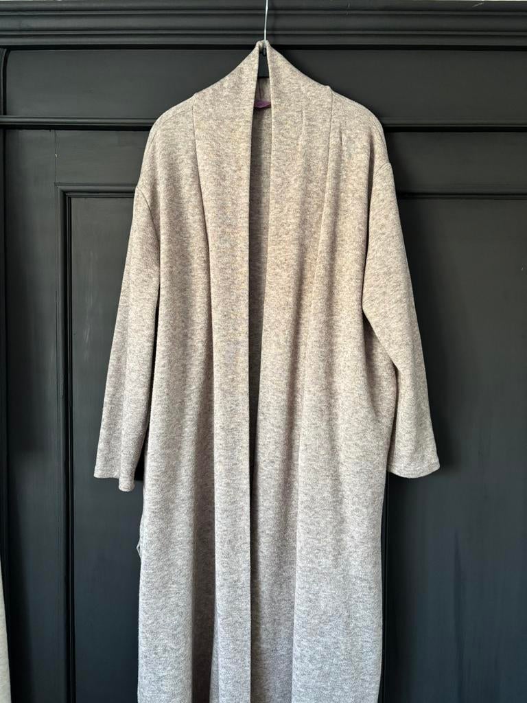 Curviss dames lang vest maat 50/52, Verzenden, Zo goed als nieuw, Beige, Trui of Vest