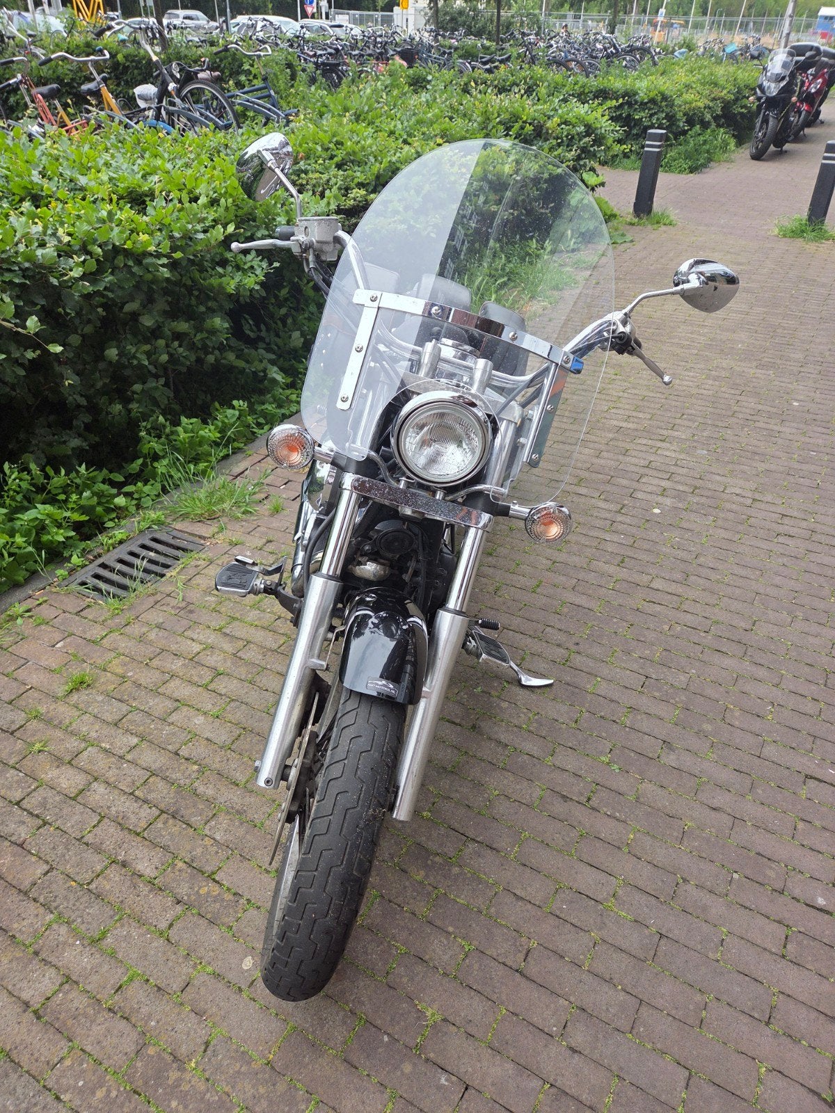 Yamaha Dragstar 650 Custom - Nette staat, incl. accessoires, Motoren, Motoren | Yamaha, Cardan-aandrijving, 2 cilinders, Gebruikt