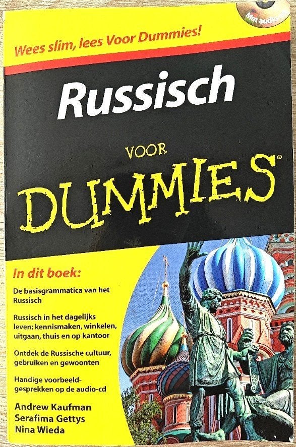Kaufman: RUSSISCH VOOR DUMMIES. Géén audio-cd ., Boeken, Taal | Overige Talen, Ophalen of Verzenden, Zo goed als nieuw, Russisch