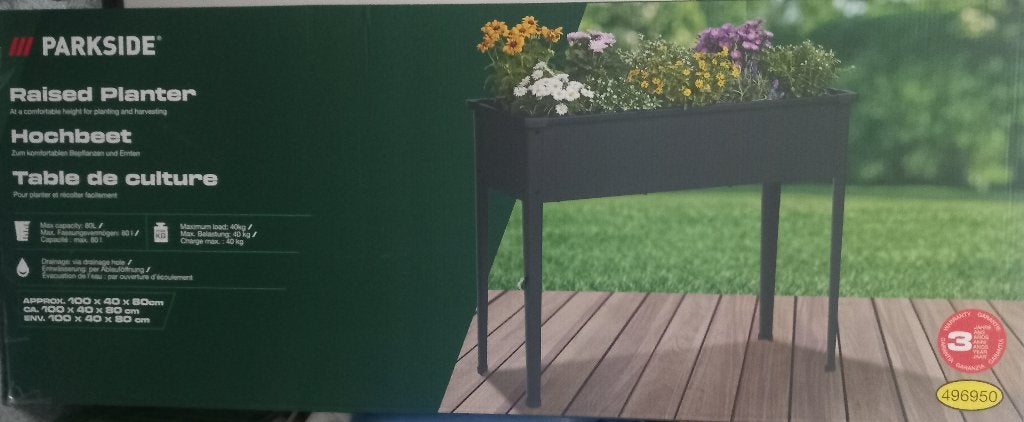 Parkside raised planter, Tuin en Terras, Rond, Nieuw, Ophalen of Verzenden, Minder dan 25 cm