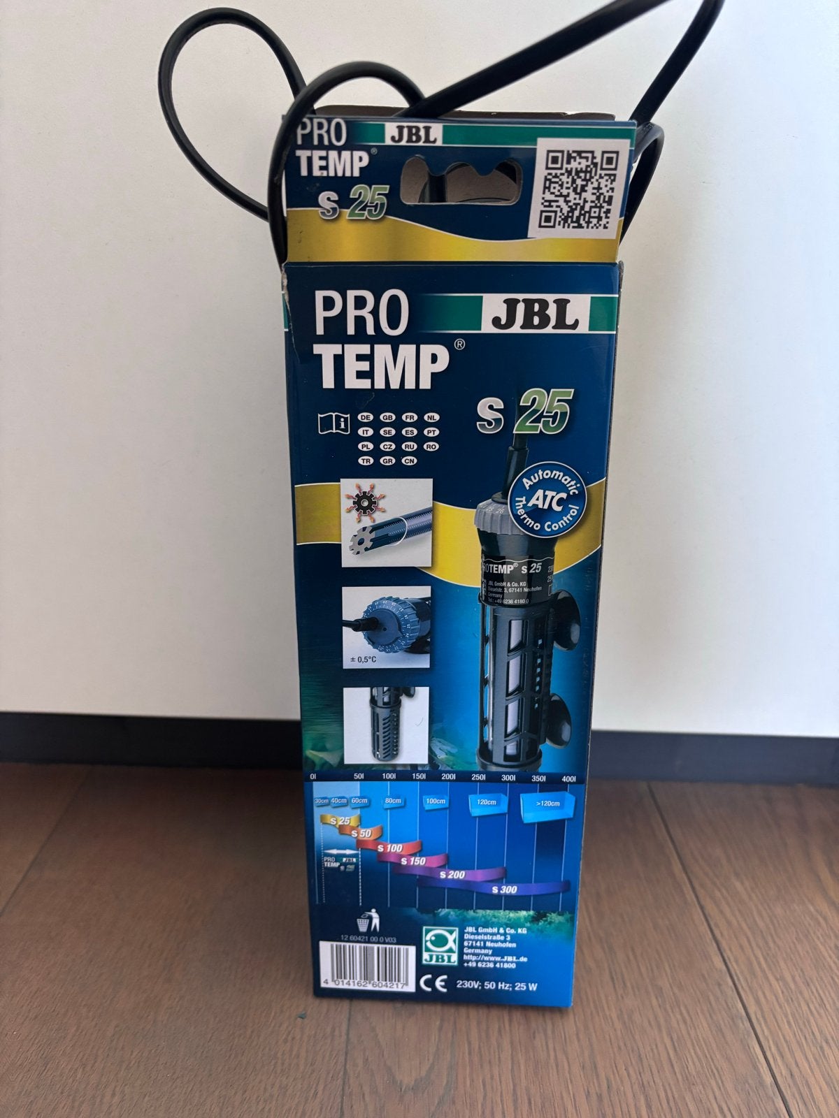 Pro temp JBL warmtepomp aquarium, Dieren en Toebehoren, Vissen | Aquaria en Toebehoren, Ophalen, Zo goed als nieuw, Verlichting of Verwarming