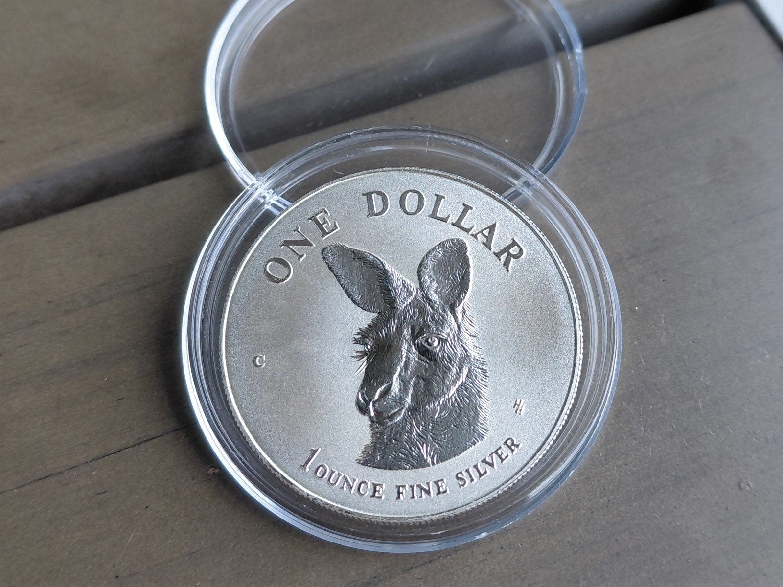 1995 Australie Kangaroe RAM 1 oz .999 Zilver, Ophalen of Verzenden, Zilver