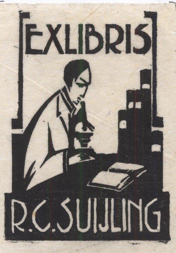 1326 Ex Libris Nederland : Dirk van Luijn, 1929, Verzenden