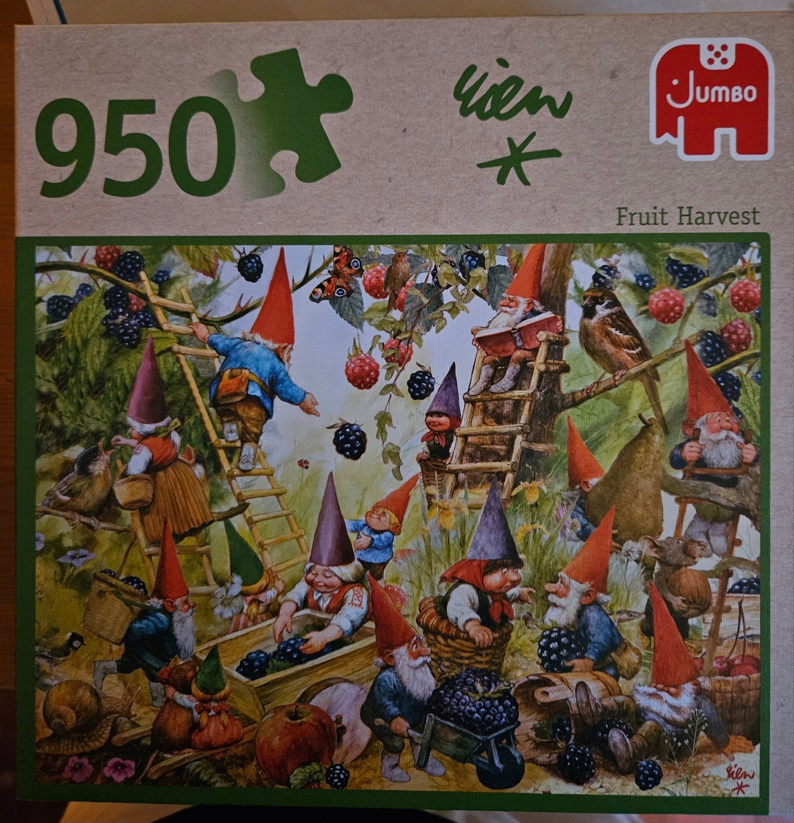 Jumbo 950 stukjes - Rien Poortvliet, Ophalen, 500 t/m 1500 stukjes, Gebruikt, Legpuzzel