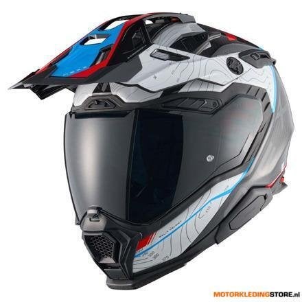 Nexx X.WED3 Furka Adventure helm, Rood-Blauw, Ophalen of Verzenden, Nieuw met kaartje