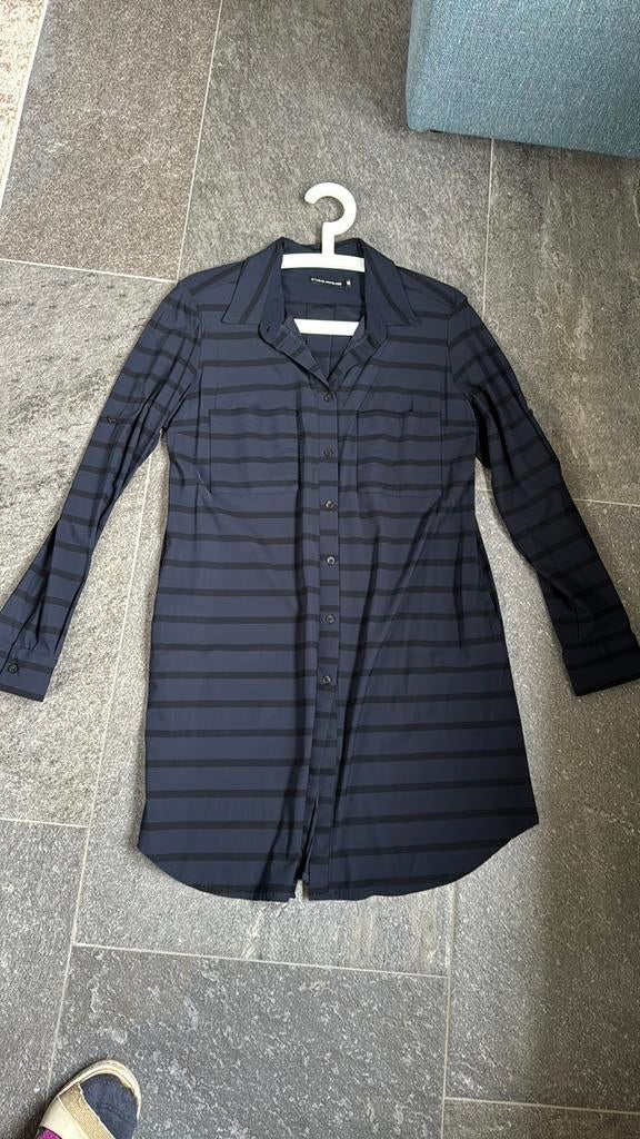 Zgan studio anneloes lange blouse m travelblouse, Kleding | Dames, Ophalen of Verzenden, Zo goed als nieuw, Blauw