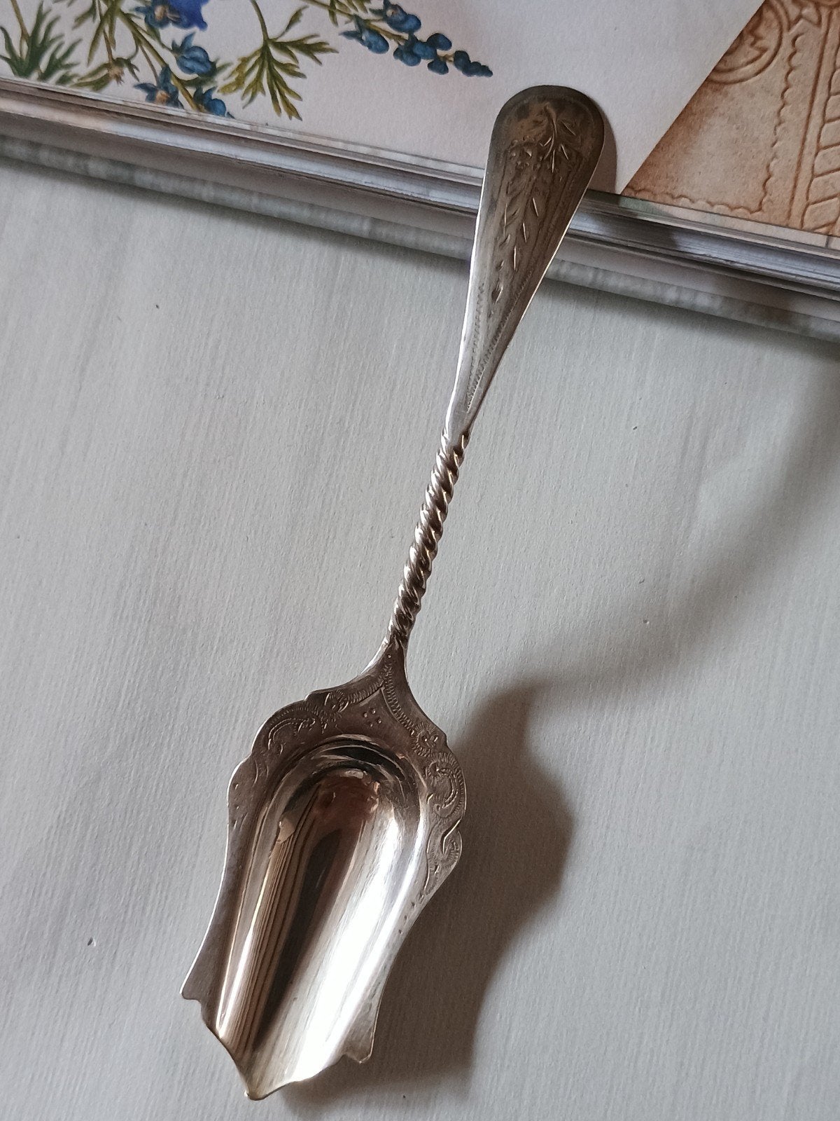 Zilveren suikerschep - gemerkt - nr.1, Ophalen of Verzenden