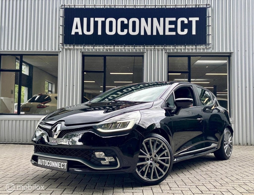 Renault Clio 1.6 Turbo R.S. NAVI, CAMERA, CRUISE., Auto's, 4 cilinders, Zwart, Bedrijf, 1179 kg