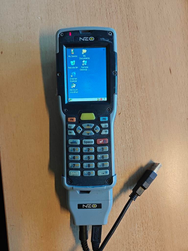Neo Psion handheld scanner met Windows CE, Computers en Software, Overige Computers en Software, Gebruikt, Ophalen of Verzenden