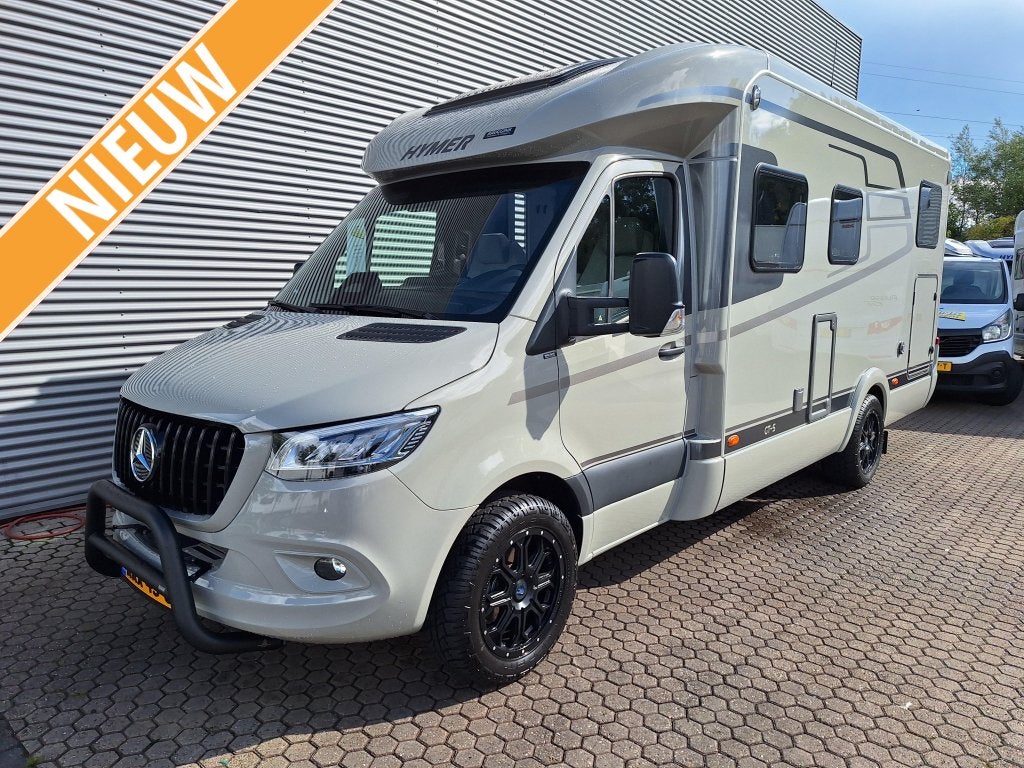 Hymer GT-S 600 XXL BED-LED-STEINGRAU-LITHIUM MODEL 2027, Automaat, Ringverwarming, Tot en met 2, Bedrijf
