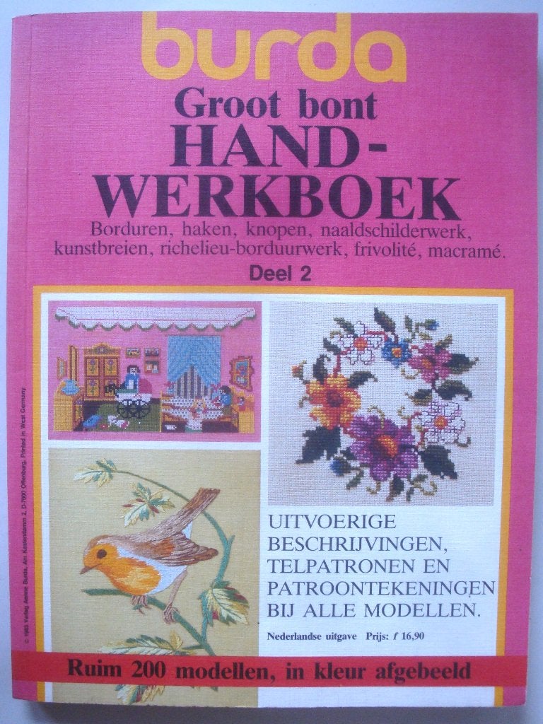 Burda Groot bont Handwerkboek deel 2 Ruim 200 modellen, in k, Boeken, Burda, Ophalen of Verzenden, Zo goed als nieuw, Overige onderwerpen