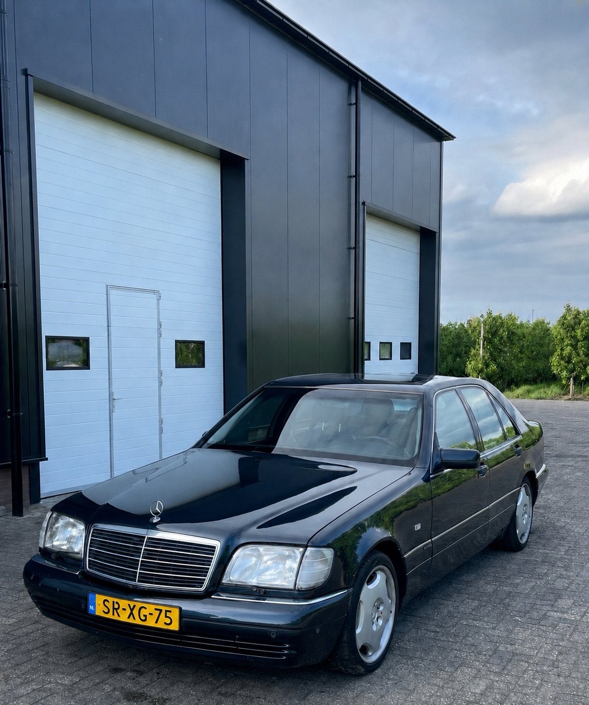 Mercedes-Benz S-Klasse 3.2 S320 Classic AUT 1998 Zwart, Auto's, Automaat, Zwart, Zwart, Particulier