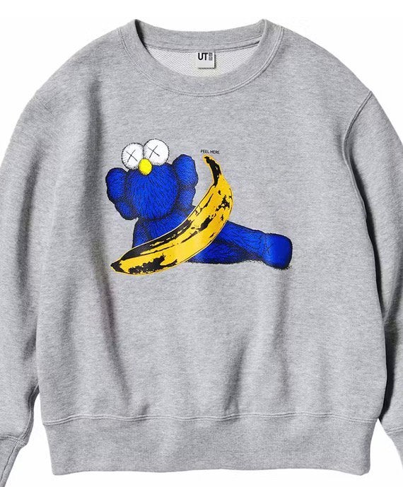 Kaws warhol uniqlo sweater maat XS, Ophalen of Verzenden, Zo goed als nieuw, Overige maten