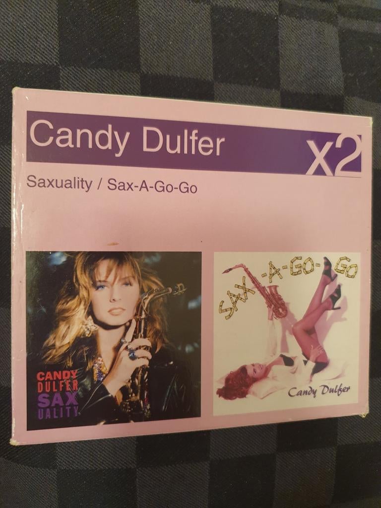 Candy dulfer saxuality / sax-a-go-go 2 cd boekje, Verzenden, 1980 tot heden, Gebruikt, Jazz