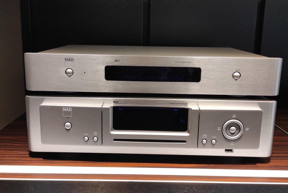 NAD M50 Streamer en M51 DAC, Gebruikt, -, NAD, -