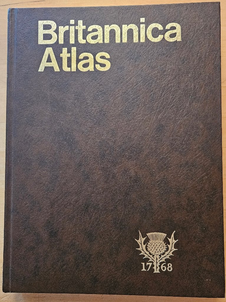 Britannica Atlas, Edition 1982, revised print 1983, Overige atlassen, Encyclopaedia Britannica, Ophalen of Verzenden, Zo goed als nieuw