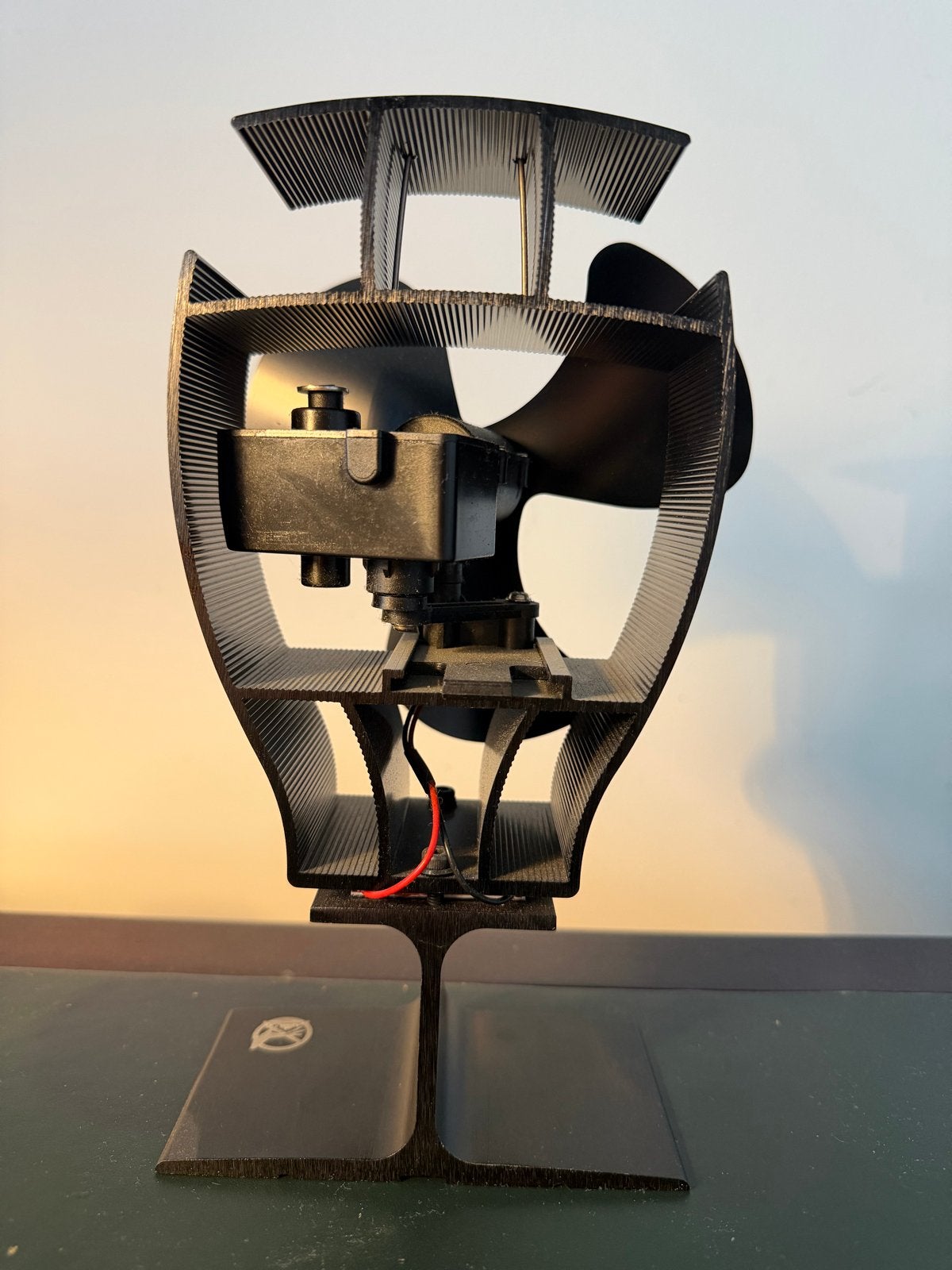 EUROM Houtkachel Ventilator - Nieuw, Ophalen of Verzenden, Nieuw, Zwart, Metaal