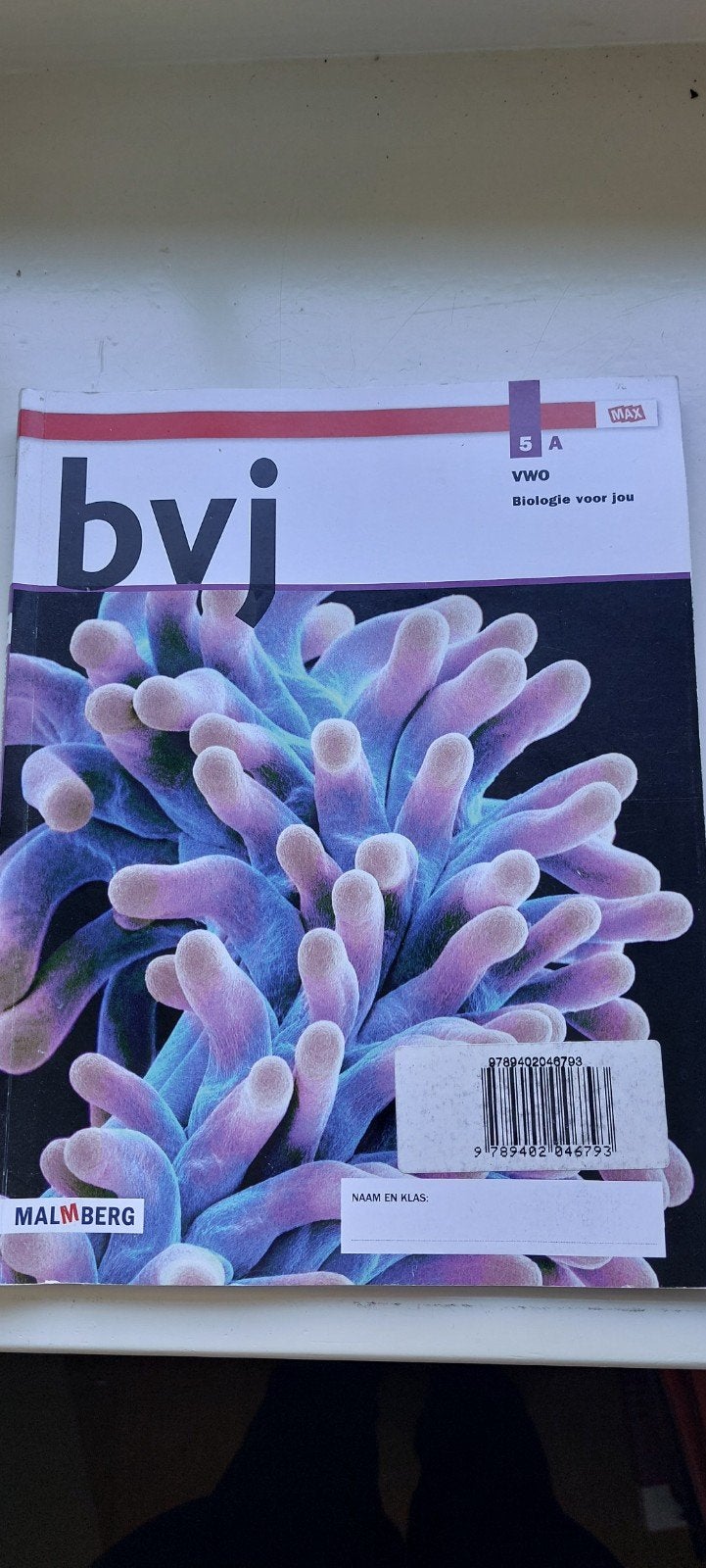 Biologie voor jou 5A VWO - Malmberg, Boeken, Gelezen, VWO, , Theo de Rouw, Biologie