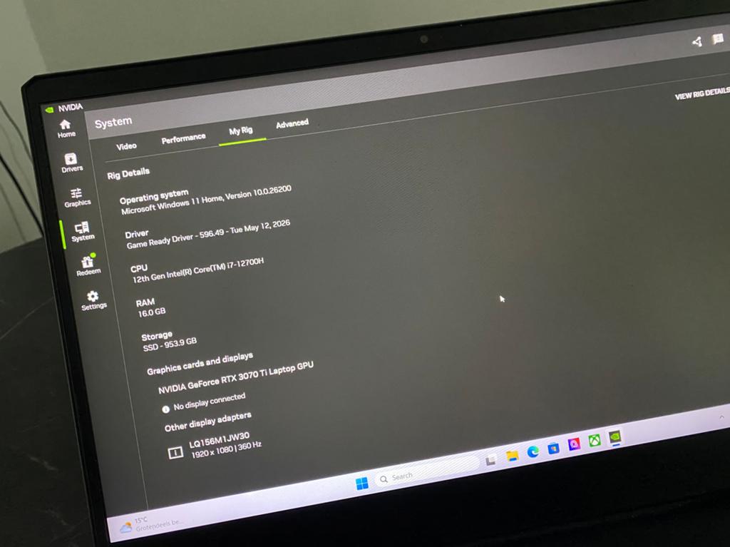 Msi Raider GE66 12UGS-017NL, Computers en Software, Ophalen of Verzenden