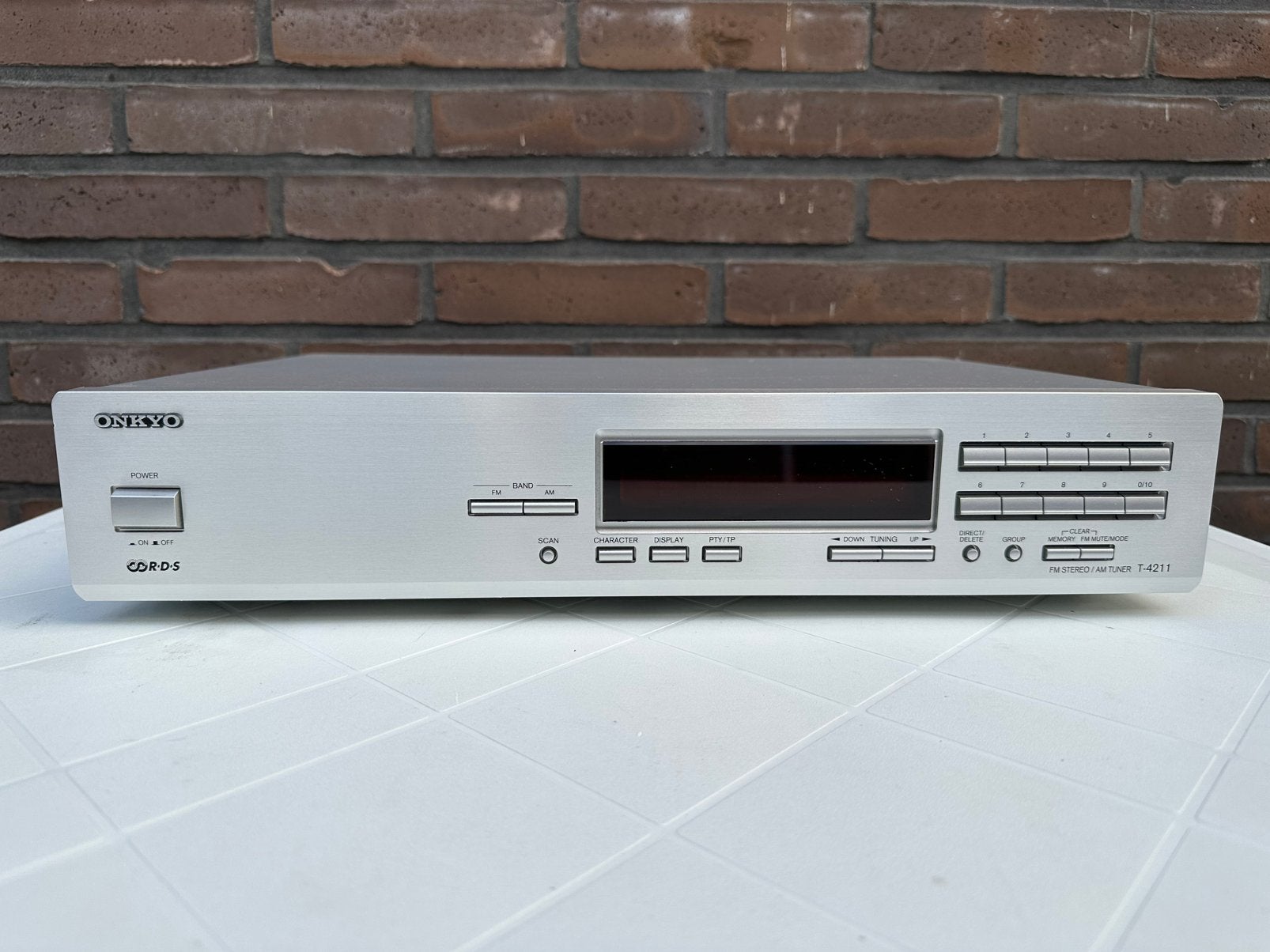 Onkyo T-4211 Fm/Am Tuner, Ophalen of Verzenden, Gebruikt
