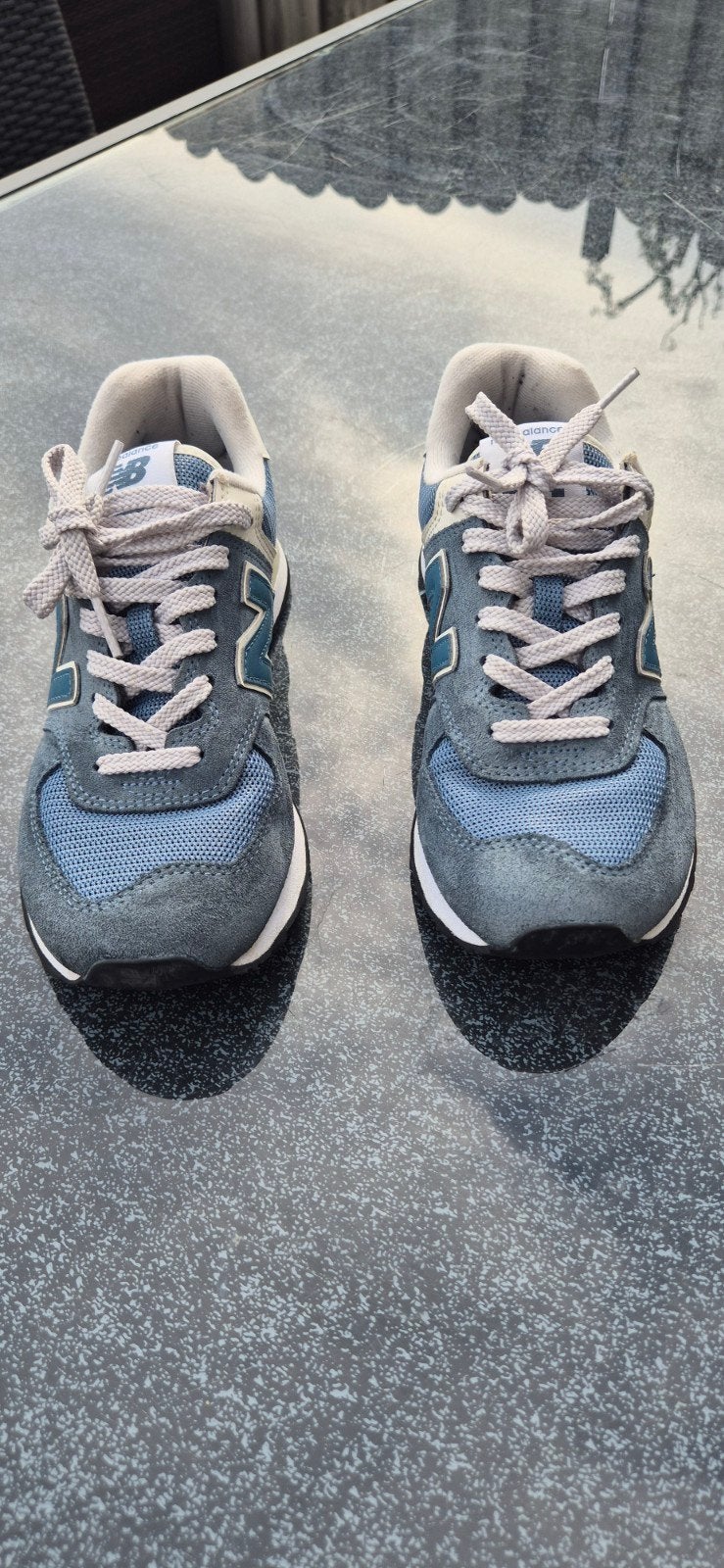 Tekoop New Balance 574 classic. Marine blauw, maat 39 zgan., Ophalen of Verzenden, Zo goed als nieuw, Blauw