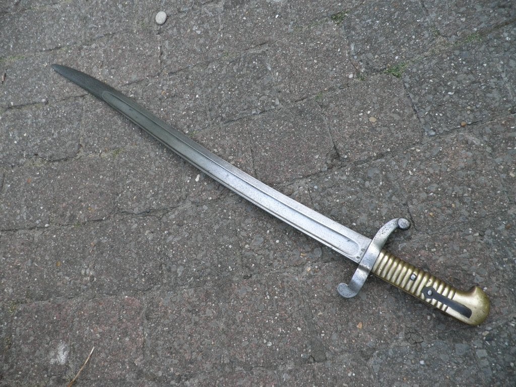 Antieke sabel/bajonet 1842, Verzamelen, Militaria | Algemeen, Ophalen of Verzenden, Landmacht, Overige gebieden, Zwaard of Sabel