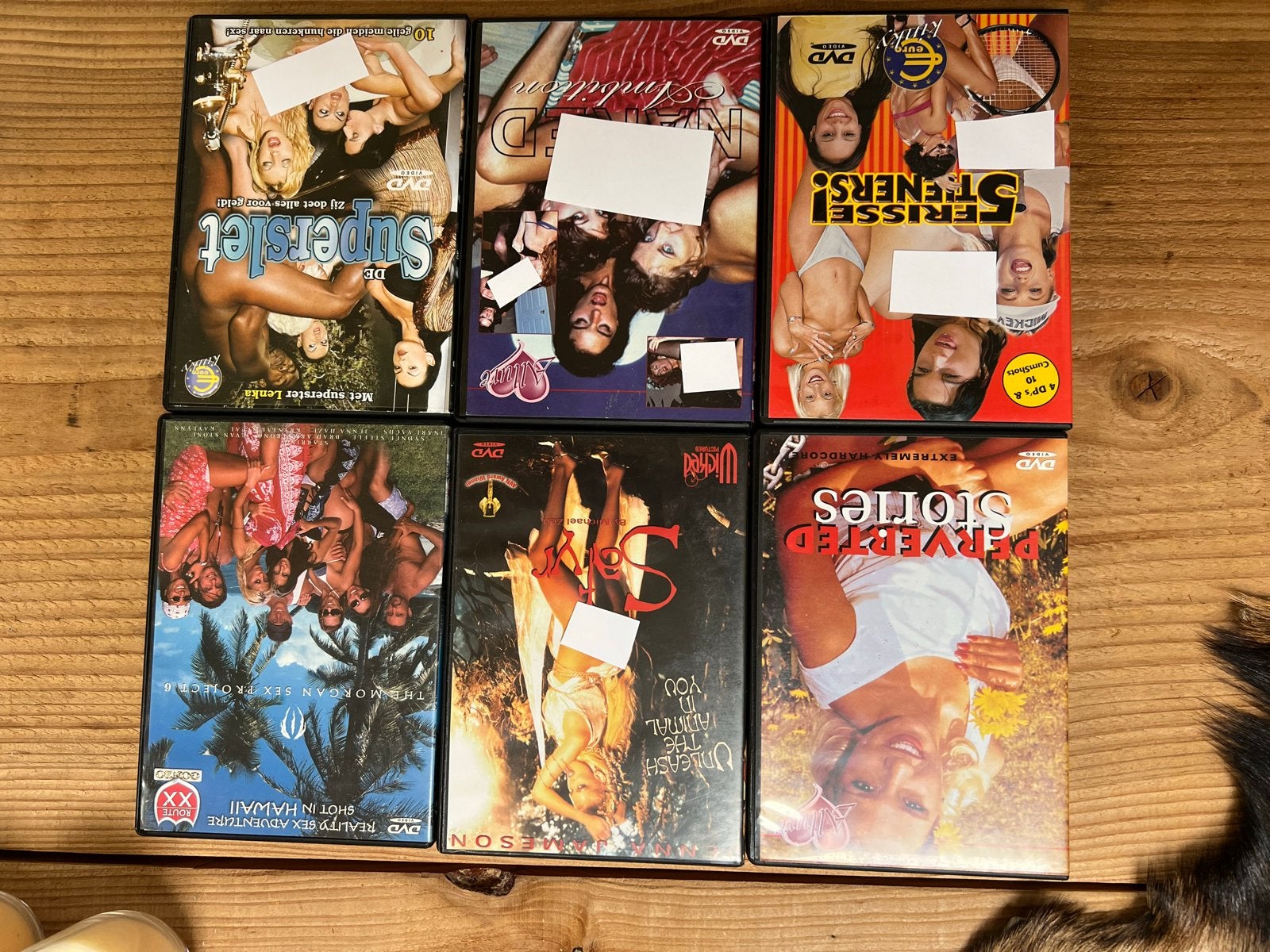 Grote collectie erotische films op DVD, Vanaf 18 jaar, Ophalen, Gebruikt, Inclusief doosje