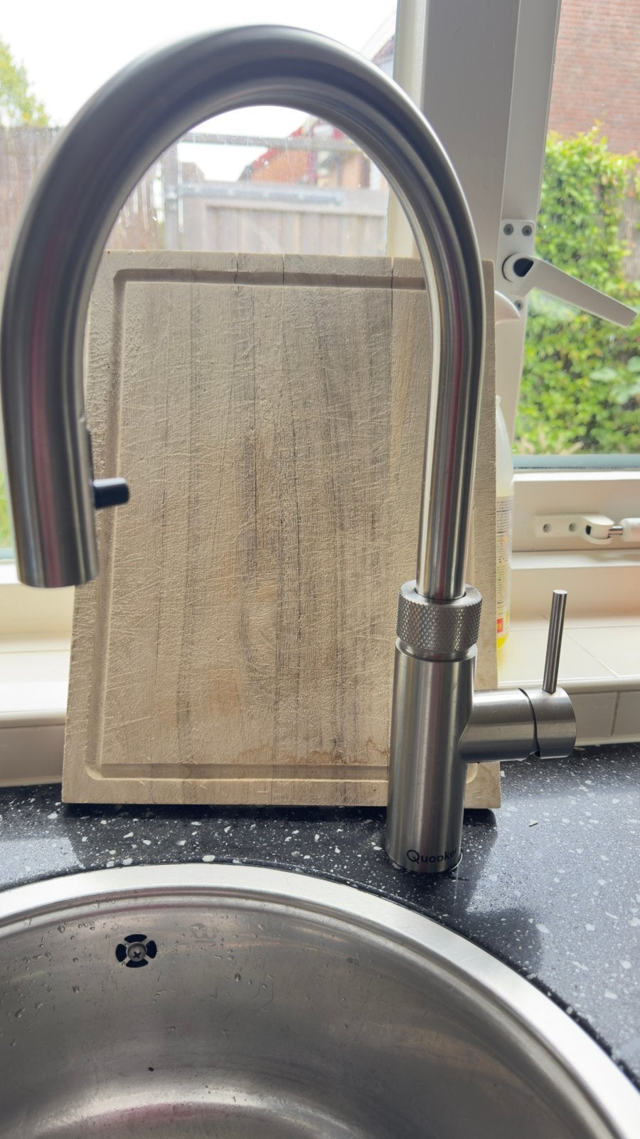Quooker round flex kraan met knop defect, Minder dan 50 cm, Ophalen of Verzenden, Zo goed als nieuw, Minder dan 100 cm