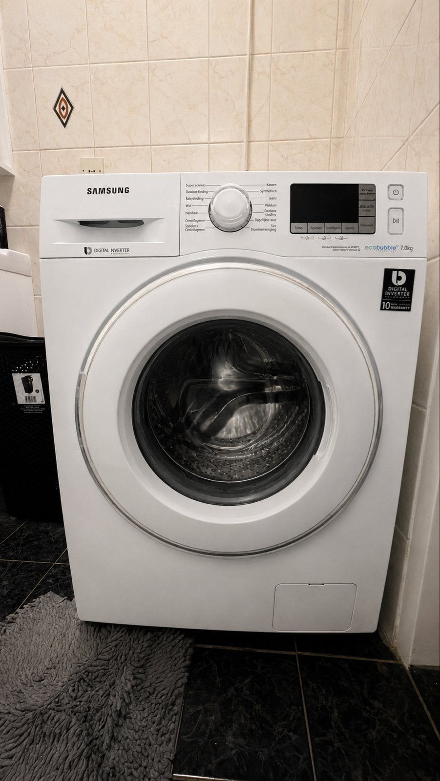 Samsung EcoBubble 7.0kg Wasmachine, Gebruikt, Ophalen of Verzenden, 85 tot 90 cm, 1200 tot 1600 toeren