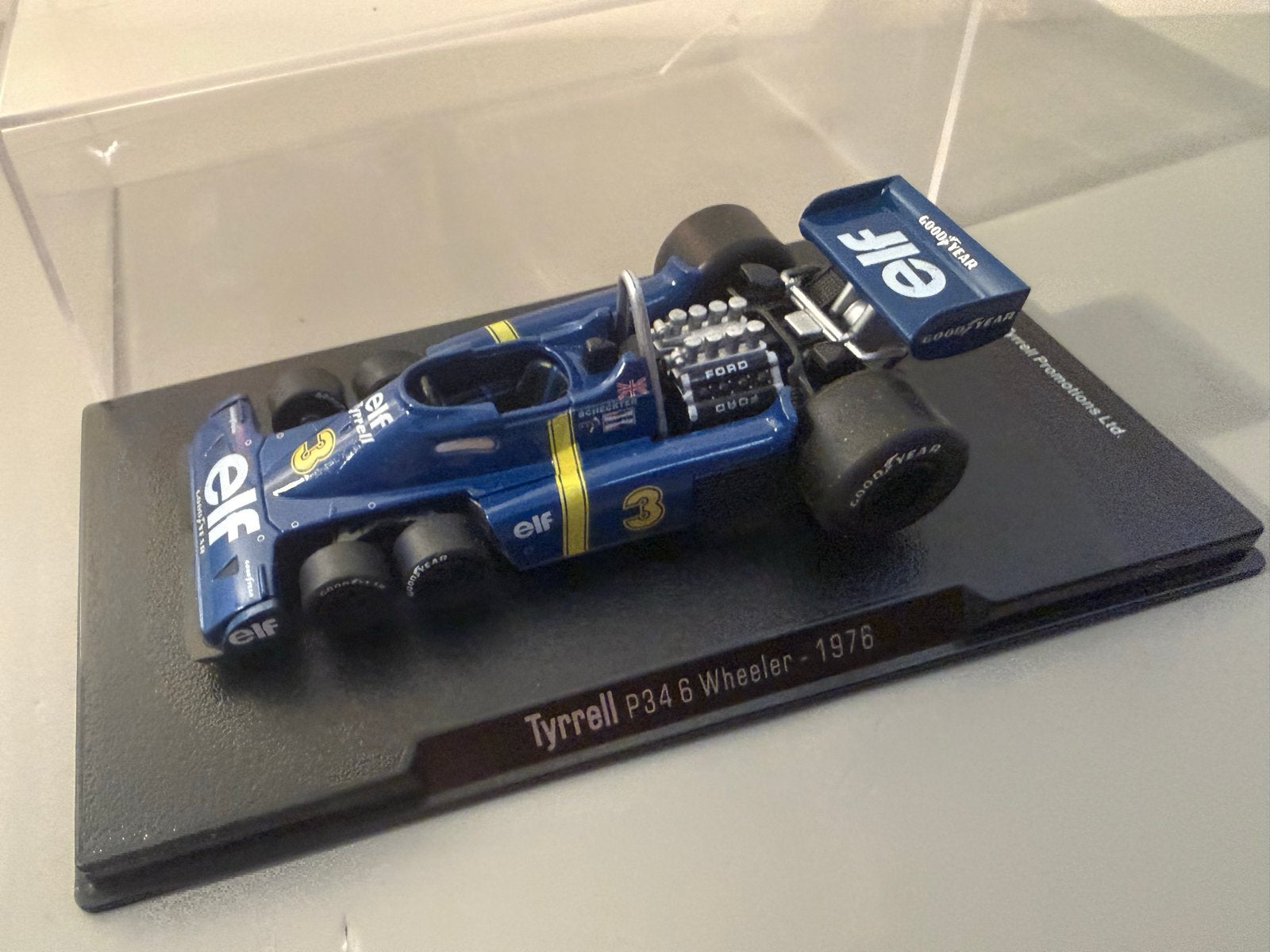Schaalmodel Tyrrell P34 F1 1976 Jody Scheckter, Ophalen of Verzenden, Gebruikt, Auto