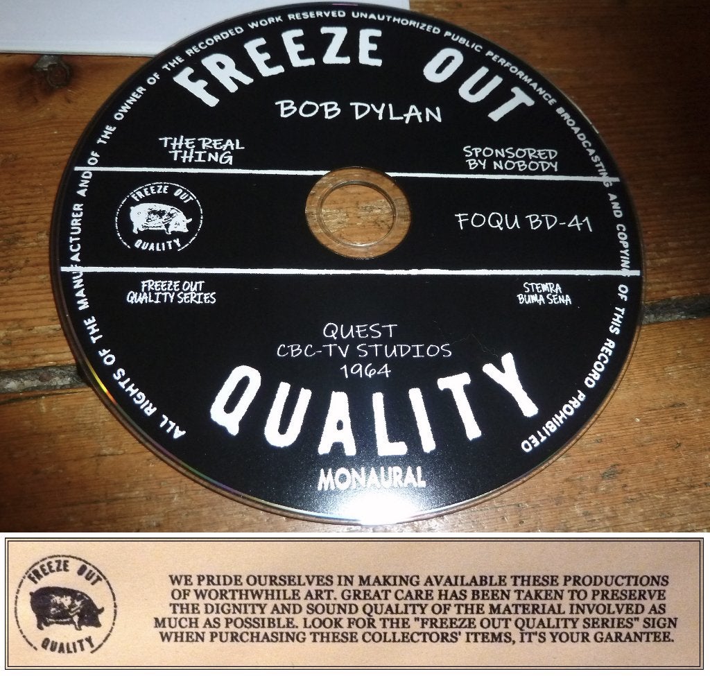 cd Bob Dylan - Quest CBC-TV - 1964 - CD -, Ophalen of Verzenden