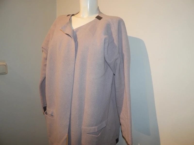 Henriette Steffensen poeder roze fleece achtig net vest M, Maat 38/40 (M), Henriette Steffensen, Verzenden, Zo goed als nieuw