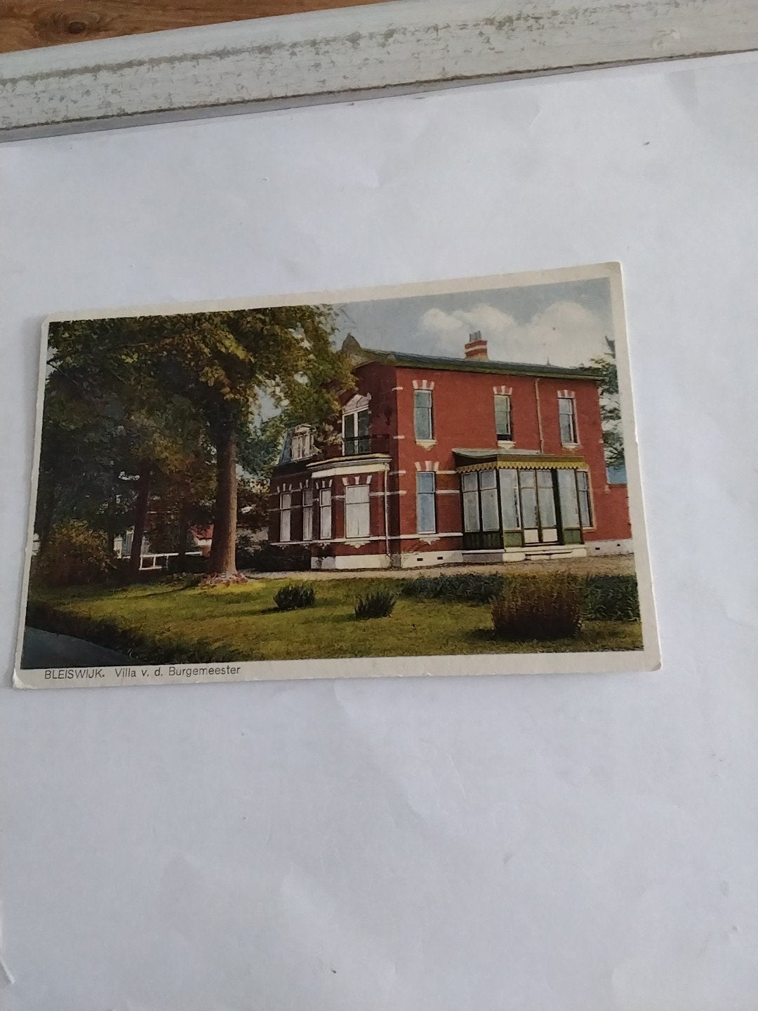 Oude Ansichtkaart Bleiswijk - Villa v.d. Burgemeester, Verzamelen, Ansichtkaarten | Nederland, Ophalen of Verzenden, Voor 1920