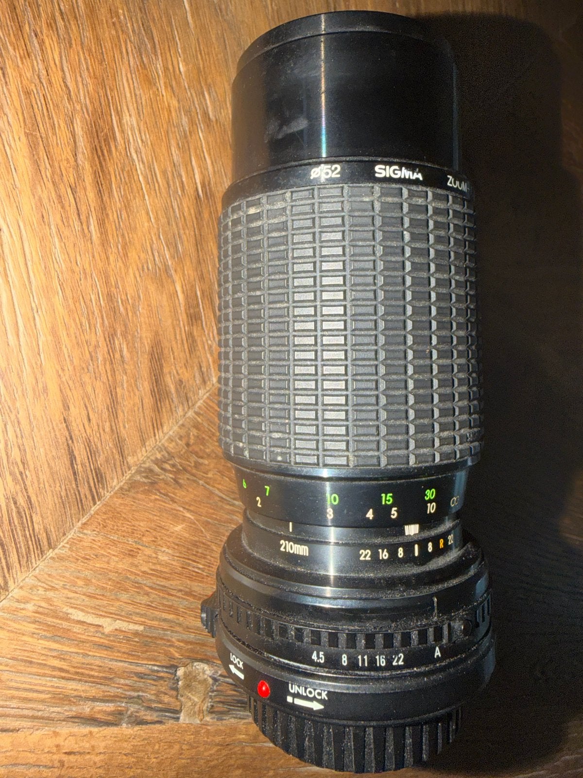 Sigma Zoom 210mm lens - Gebruikt, Ophalen of Verzenden, Gebruikt, Telelens, Zoom
