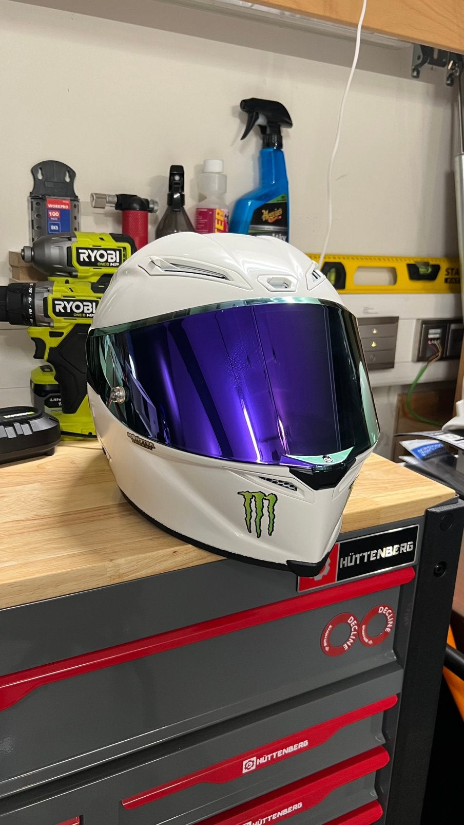 Agv corsa r/bmw m pro race helm xs 53-54cm wit, Motoren, Kleding | Motorhelmen, Ophalen, XS, Tweedehands, Integraalhelm