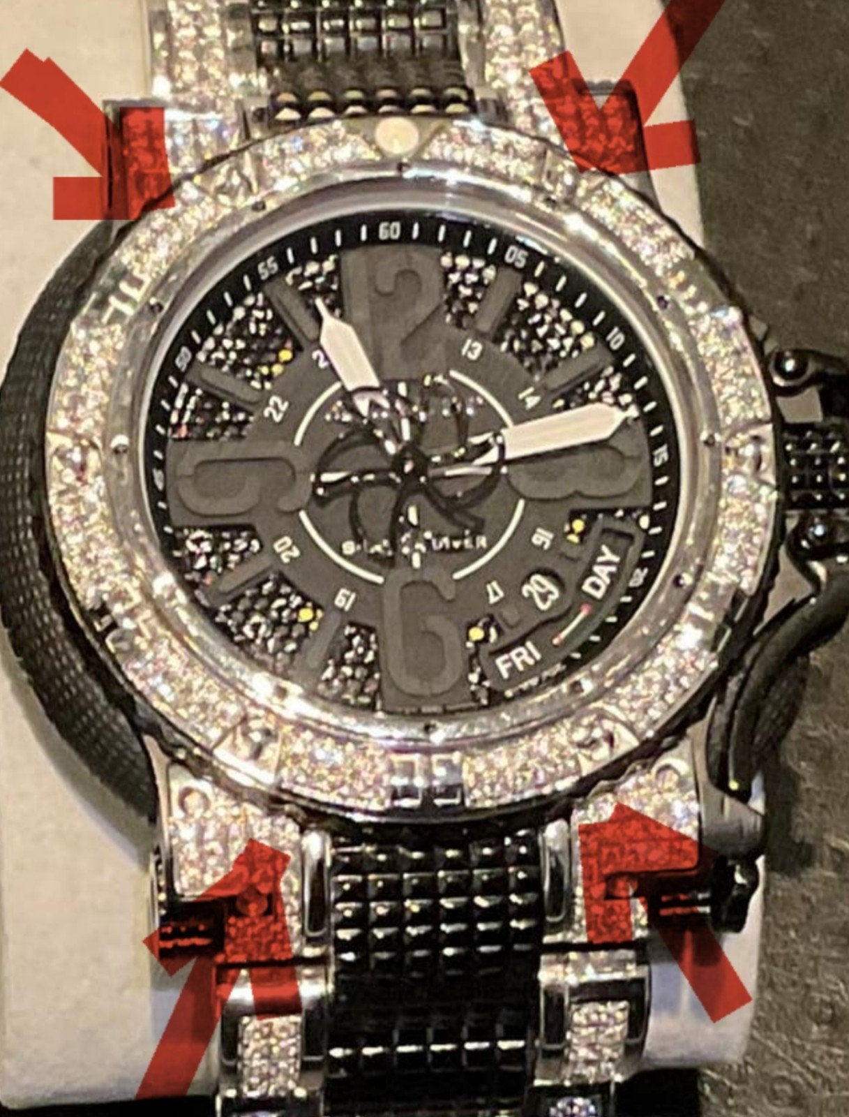Gezocht Aquanautic lunetten diamant Aquanautic, Sieraden, Tassen en Uiterlijk, Horloges | Heren, Ophalen, Zo goed als nieuw, Polshorloge