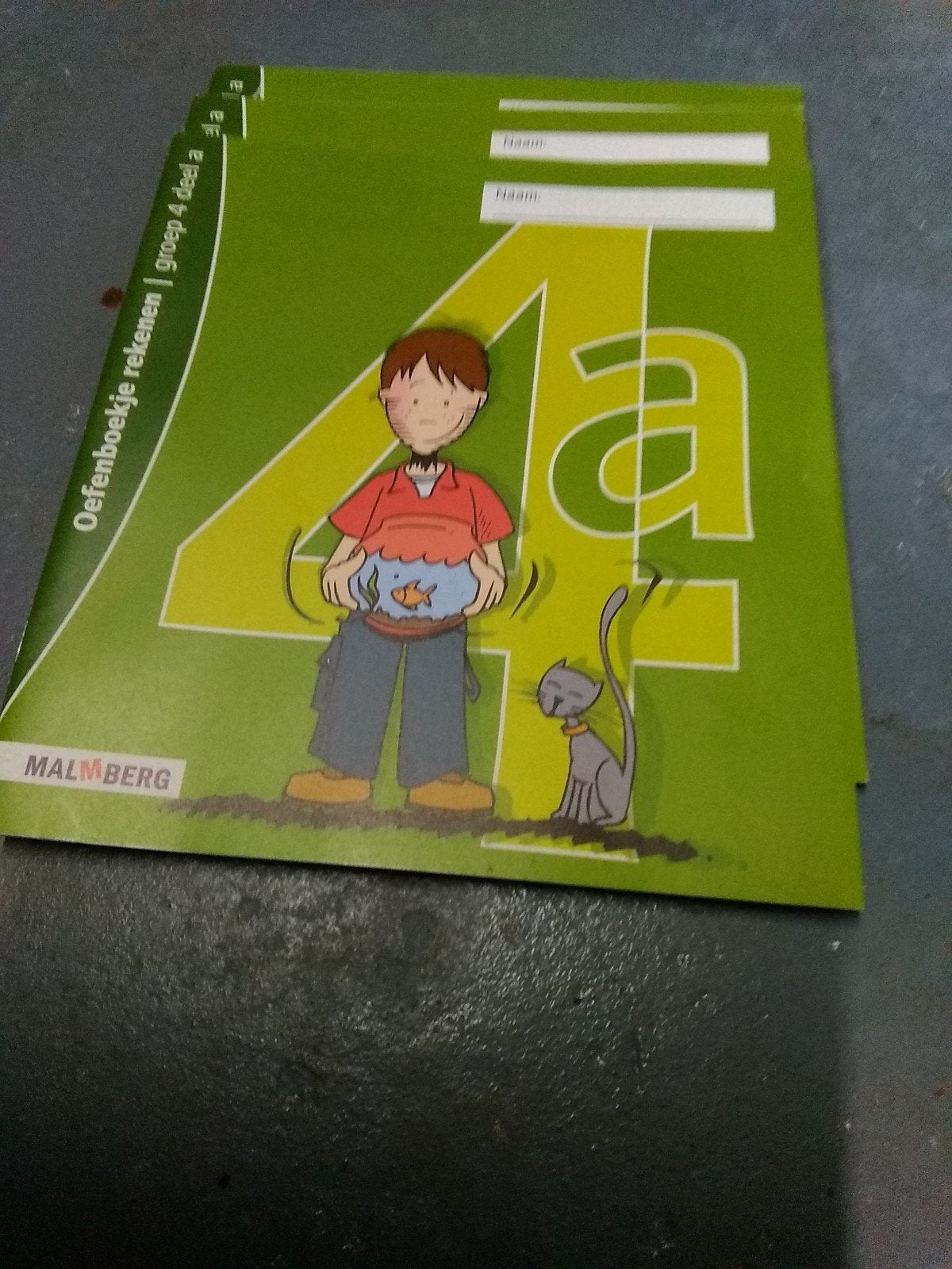 3x Oefenboekje Rekenen Groep 4 Deel A - Malmberg, Boeken, Ophalen of Verzenden, Zo goed als nieuw, Overige niveaus, Wiskunde A