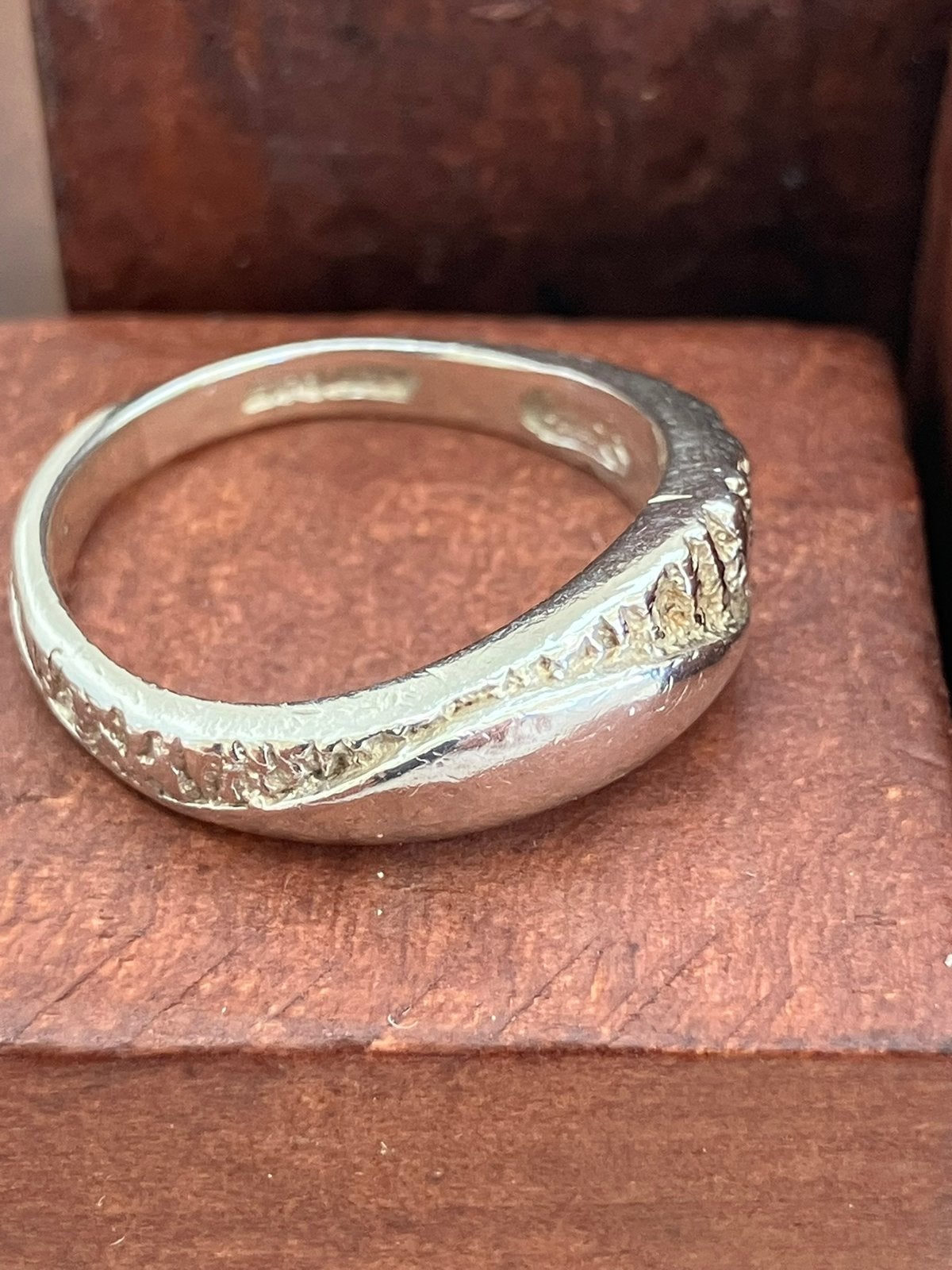 Zilveren ring, Fins design, Ophalen of Verzenden, Dame, Zilver, Kleiner dan 17