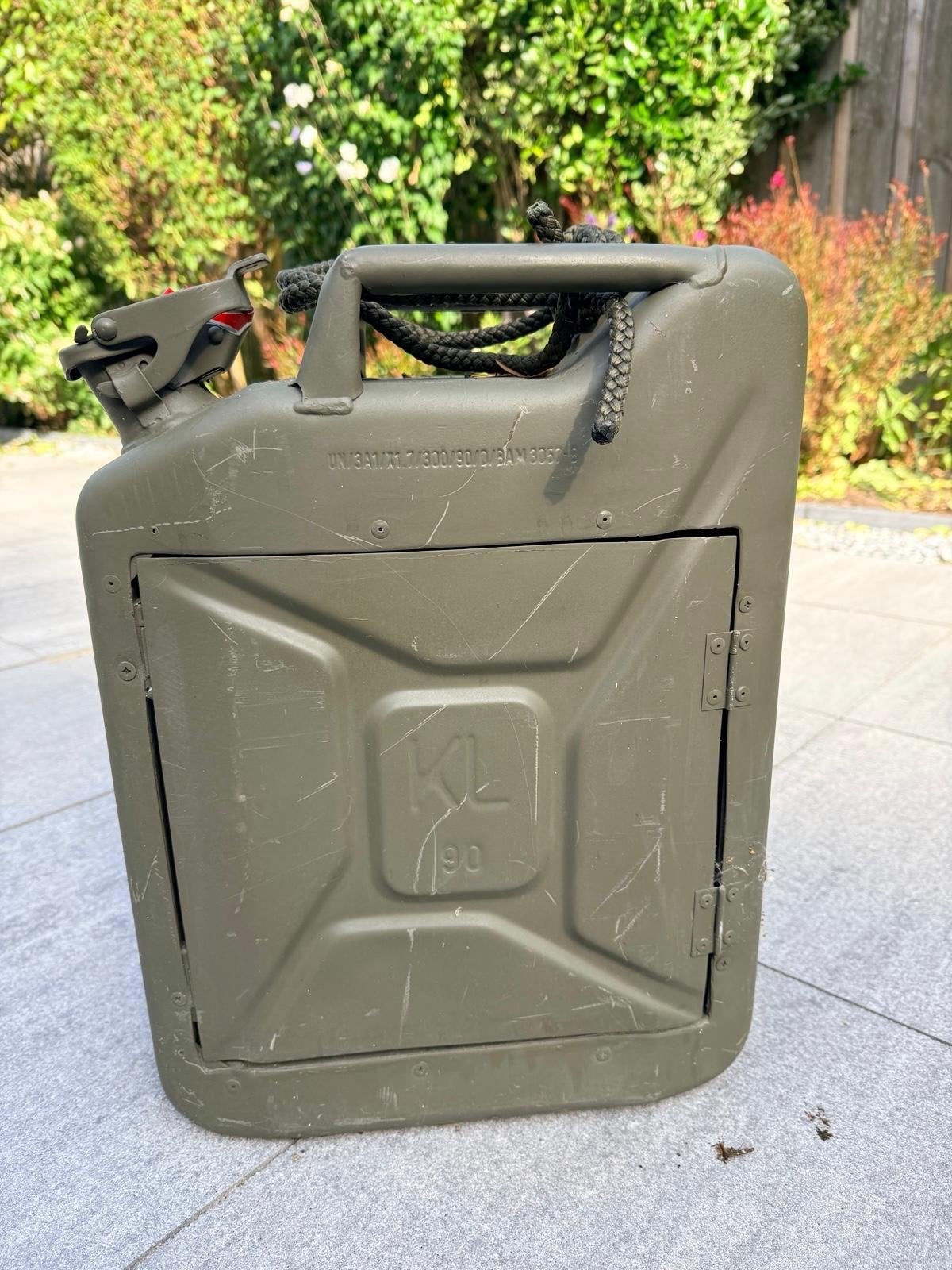 Jerrycan met verborgen opslagruimte - Legergroen, Ophalen of Verzenden, Gebruikt