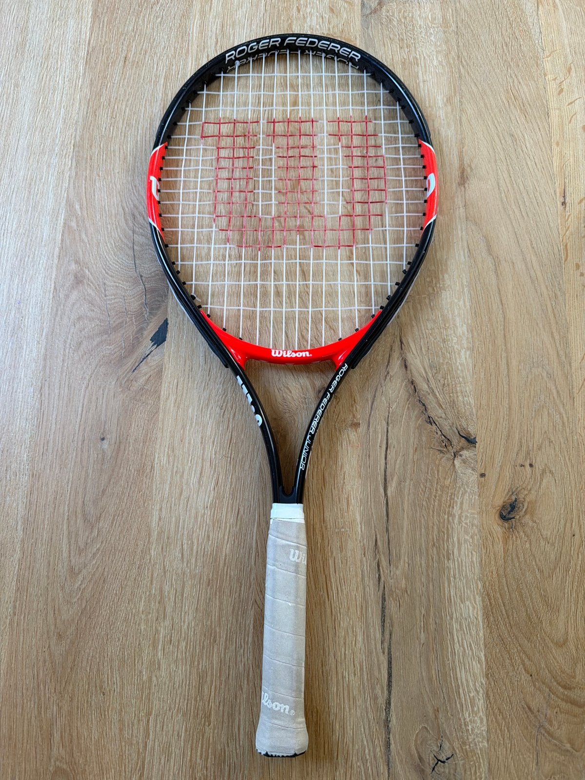Wilson Roger Federer Junior Tennisracket 25”, Sport en Fitness, Tennis, Gebruikt, Ophalen of Verzenden, Racket, L0