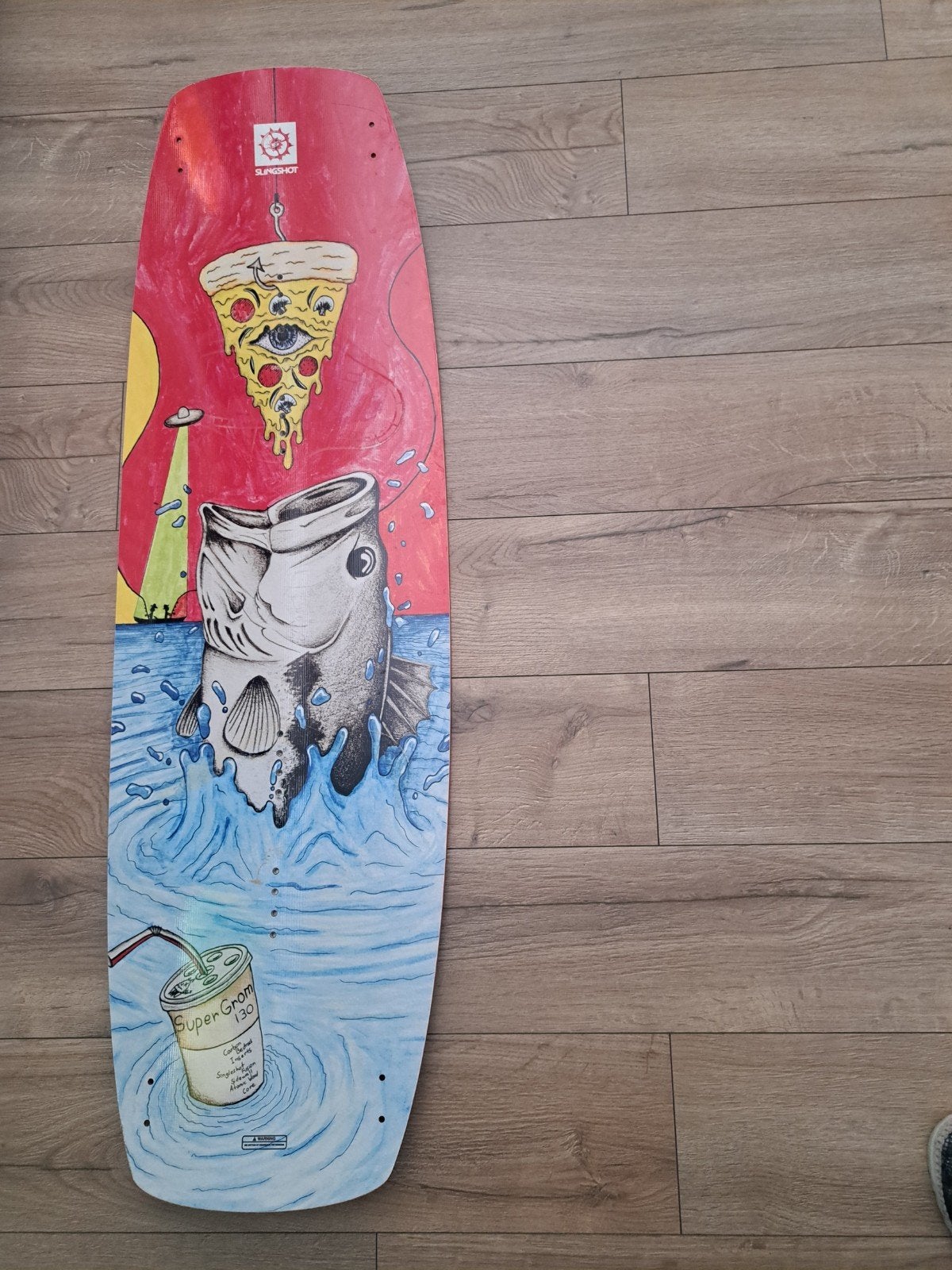 Slingshot Wakeboard 130 - Uniek Design, Watersport en Boten, Ophalen, Gebruikt, Board