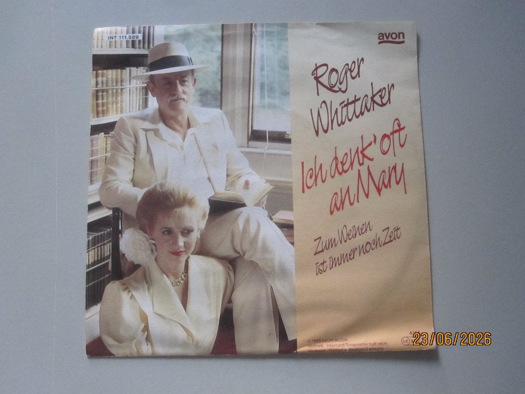 ROGER WHITTAKER -  ich denk pft an mary - vinyl 7", Ophalen of Verzenden, Gebruikt, Pop