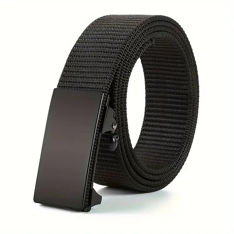 Nieuwe Broekriem "BOLD BLACK" m/one click releasesluiting), Kleding | Heren, Riemen en Ceinturen, Verzenden, Nieuw, Zwart, 115 cm of meer
