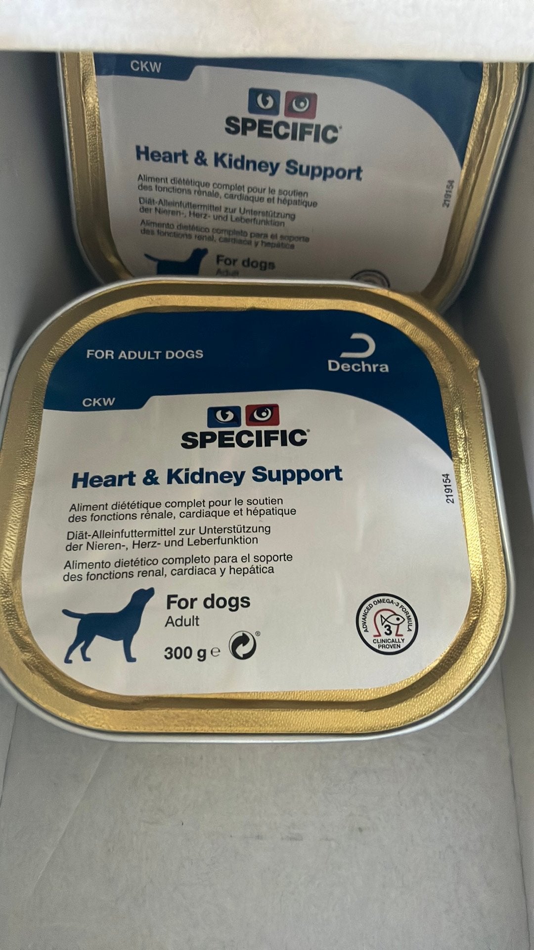 Hart en nier dieetvoeding voor honden 3x300, Dieren en Toebehoren, Ophalen, Hond