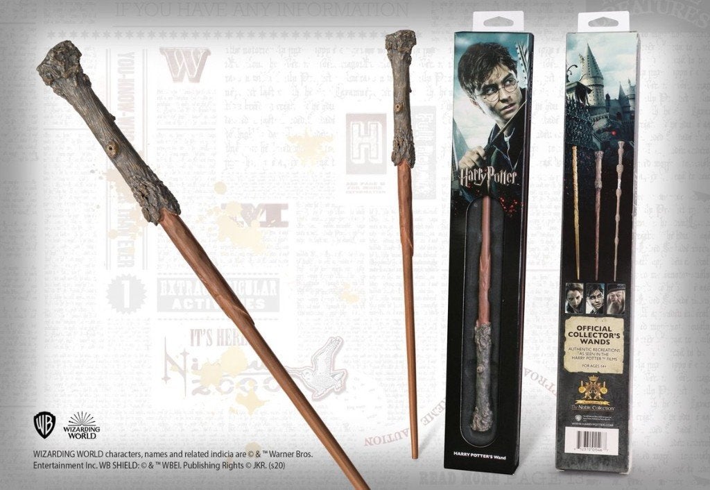 Harry Potter Toverstaf, Replica, Info@fantasy-kingdom.nl, Nieuw, Ophalen of Verzenden, The Noble Collection