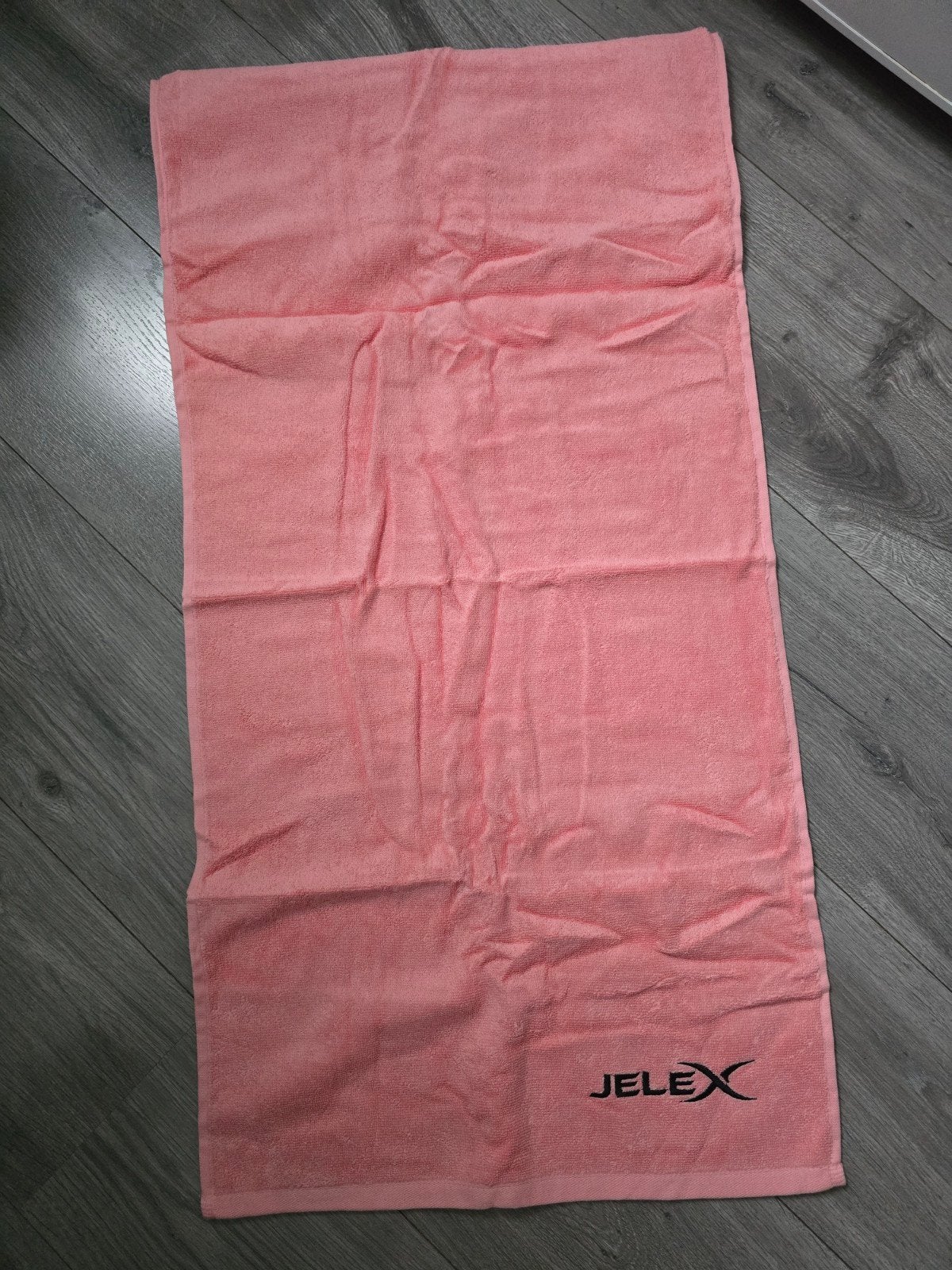 Roze Jelex Fitness handdoek met zak, 90x45cm, Nieuw (PC1), Ophalen of Verzenden, Nieuw
