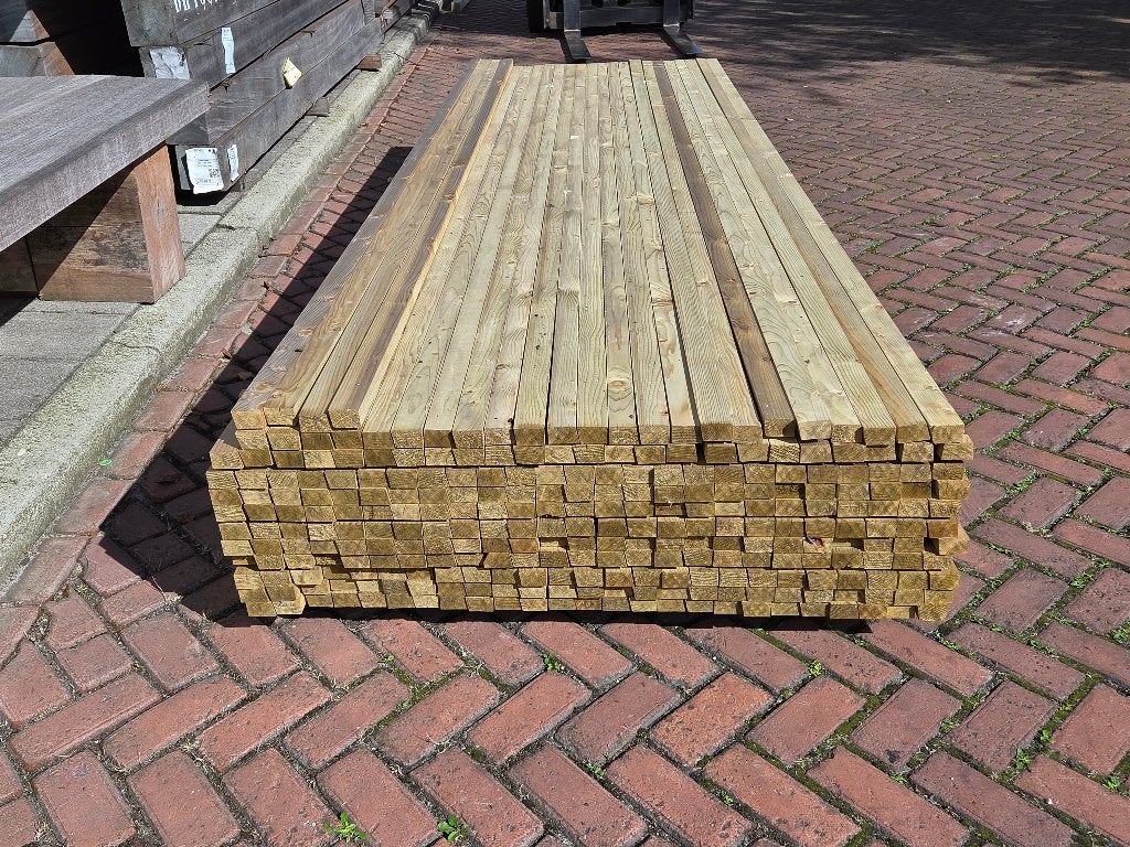 Geïmpregneerde latten 30x44/40 mm, Ophalen, Nieuw, 250 cm of meer, Overige typen