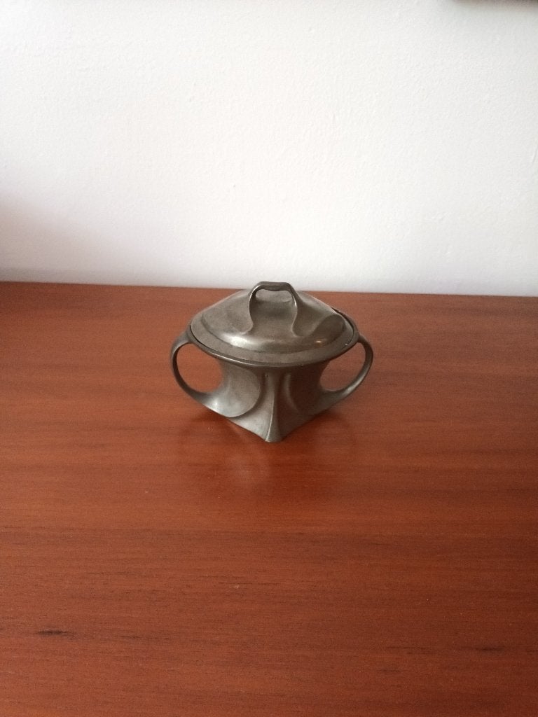 Tinnen pot/ ArtDeco/ArtNouveau/Jugendstil....., Ophalen of Verzenden