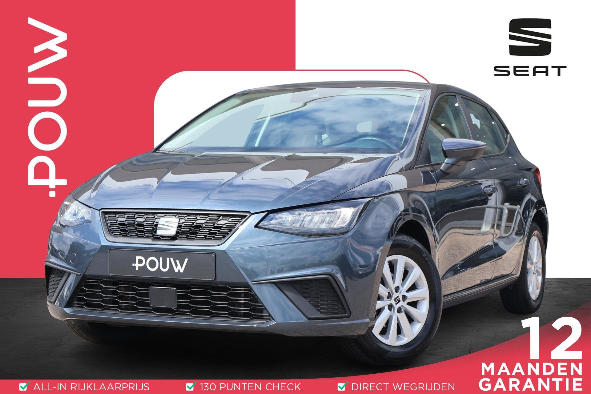 SEAT Ibiza 1.0 EcoTSI 95pk Style | Climate Control | PDC | A, Voorwielaandrijving, 12 maanden, 95 pk, Ibiza