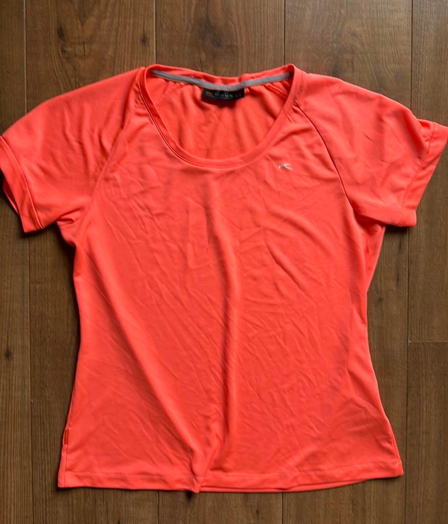 KJUS oranje sportshirt maat 44 XXL (42), Maat 42/44 (L), Nieuw, Oranje, Ophalen of Verzenden